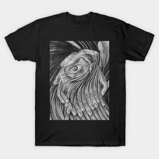 One eye and a thousand fingers Surreal T-Shirt